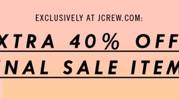 J. Crew Extra 40% off Sale Items