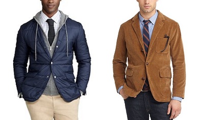 Would peak lapels on a quilted blazer be too flashy?