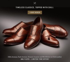 Would you wear it? The Allen Edmonds Chili Line