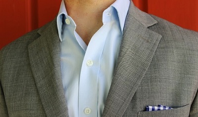 The Blue Fine Twill Slim Fit: Usually $115.
