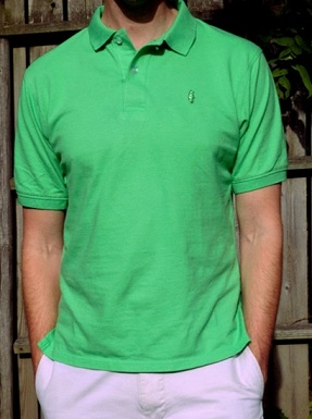 collared greens made in the USA polo