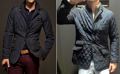 massimo dutti quilted jacket 2013