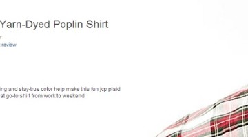 Offered without comment: JCP Yarn-Dyed Poplin Shirt