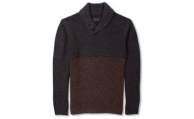 retrofit shawl collar sweater on Dappered.com