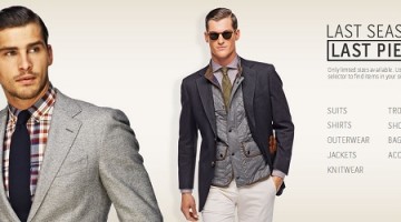 The Suitsupply Online Outlet is OPEN