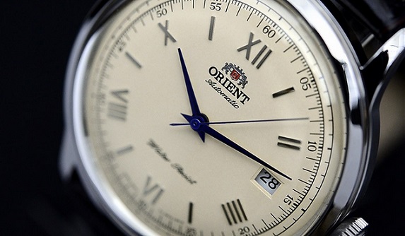 Orient Vintage Bambino Blue hands model on Dappered.com