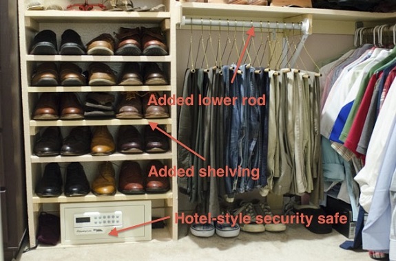 Outfitted Closet Example by Dappered.com