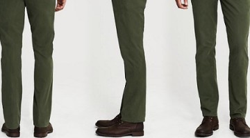 Offered Without Comments: B.R. Slim-Fit Pieced Chino