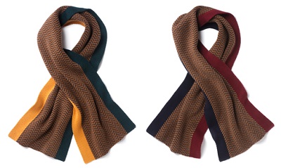 herringbone scarves / Dappered.com