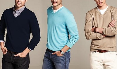 BR silk Linen V-Neck Sweater on Dappered.com