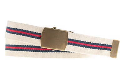 Striped summer belt
