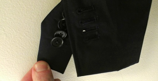 functional sleeve buttons