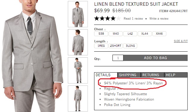 Offered Without Comment PE Linen Blend Suit on Dappered.com