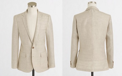 Thompson sportcoat in linen on Dappered.com
