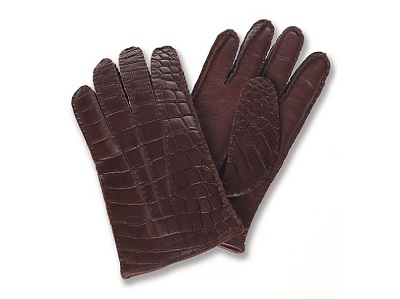croc gloves: Channel your inner Dundee / Dappered.com
