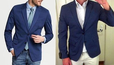 BR sateen lighter blue blazer on Dappered.com
