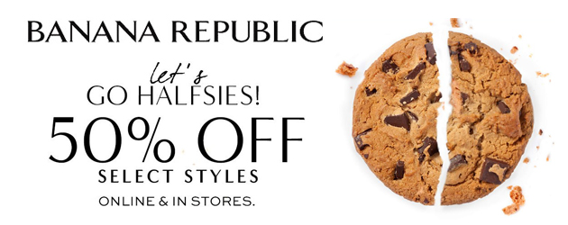 Banana Republic 50% Off by Dappered