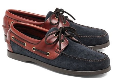 BB suede and leather boat shoes on Dappered.com
