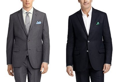 Brooks melange and linen suits on Dappered.com