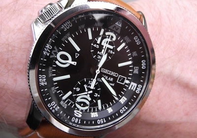 Seiko Solar "Compass" | 10 Watches that can take a summer beating by Dappered.com