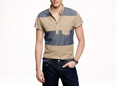 JC Pieced Chambray Popover on Dappered.com