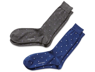 BR Dot Print Socks - 10 Stylish Picks Under $10 on Dappered.com