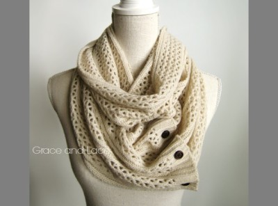 Grace and Lace Knit Scarf | AAW Gift Guide on Dappered.com