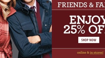 Lands’ End Friends & Family 25% off Sale