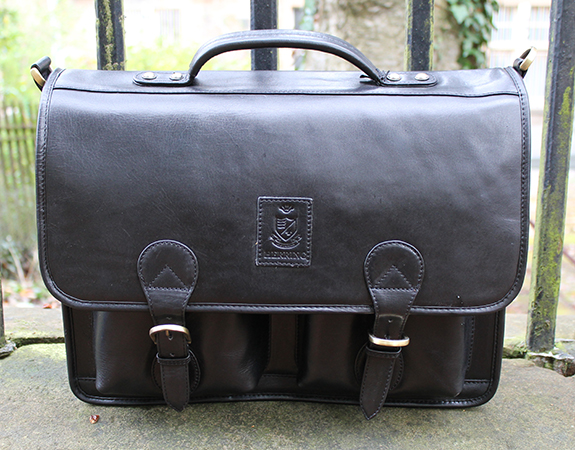 Herring Aldgate Briefcase in Black | Dappered.com