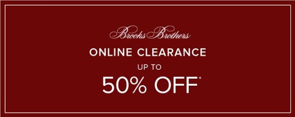 Brooks Brothers Online Clearance Event