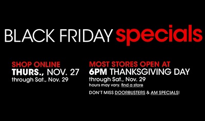 Macy's: Select Black Friday Specials online + in store | Dappered.com