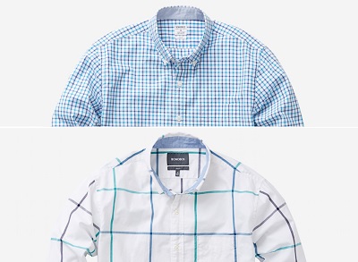 Bonobos Everyday Poplins in Two-color Tattersall or Oversize Tattersall | Dappered.com