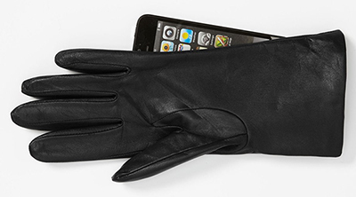 'Basic Tech' Cashmere Lined Leather Gloves | Ask A Woman Holiday Mega Gift Guide on Dappered.com