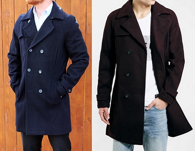 Topman Wool Blend Trench in Navy, Grey, or... Burgundy | Best Affordable Outerwear of 2014 on Dappered.com
