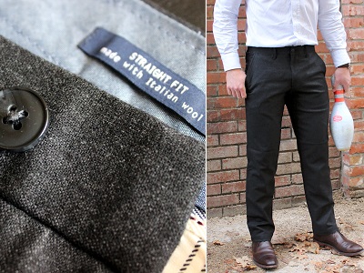 GAP Italian Wool Blend Pants in Slim or Straight Fit | Dappered.com