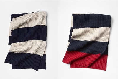 GAP Lambswool Blend Rugby Stripe Scarf | 10 Best Bets for $75 or Less on Dappered.com