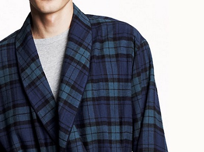 J. Crew Blackwatch Flannel Robe w/ Monogram | 10 Best Bets for $75 or Less on Dappered.com
