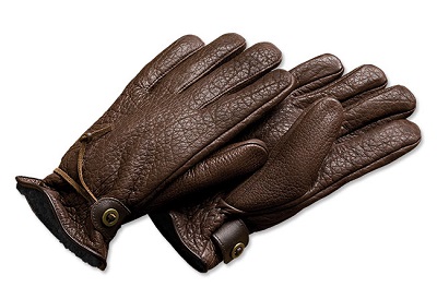 Orvis Bison Leather Micropile Lined Gloves | 12 Days of Dappered on Dappered.com