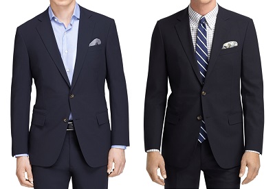 Navy BrooksCool® Suit in Regent or Fitzgerald Fit | Dappered.com