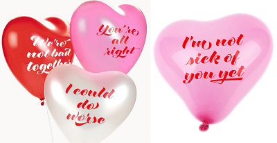 Lukewarm Balloons - Valentine's Day Gift Guide 2015 | Dappered.com