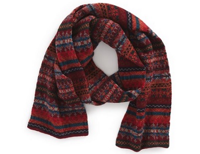 Barbour Melrose Fair Isle Scarf | Ask A Woman on Dappered.com