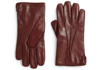 Saks Fifth Avenue Leather & Cashmere Gloves | Ask A Woman on Dappered.com