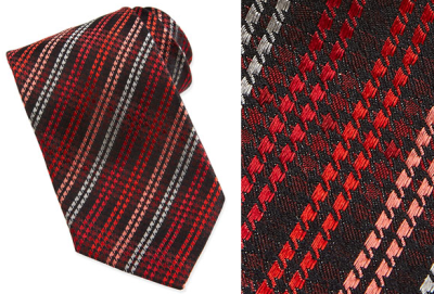 Missoni Houndstooth Pattern Silk Tie | Ask A Woman on Dappered.com