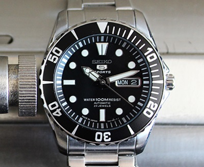 Seiko SNZF17 "Sea Urchin" Automatic | 20 Great Looking Watches Under $200 on Dappered.com