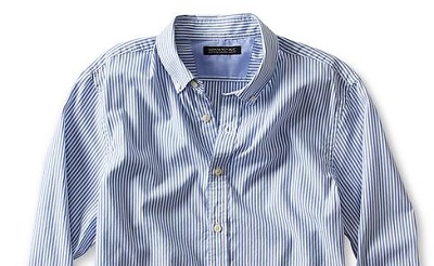 BR Tailored-Slim Washed Bengal Stripe Button Down | Dappered.com
