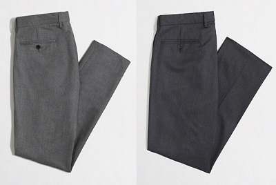 JCF SLIM Bedford Flannel Pant or Straight Wool Pant | Dappered.com