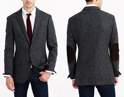 Ludlow Elbow Patch Sportcoat in English Wool | Dappered.com