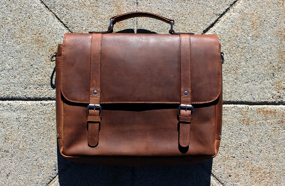 In Review: Target's $96 Oiled Leather Briefcase |Dappered.com