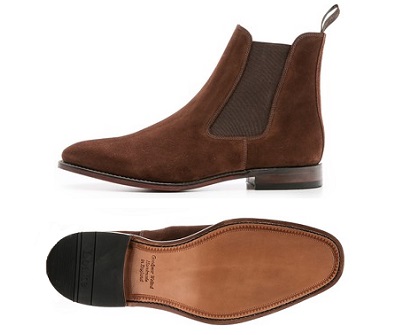 Loake 1880 Mitchum Suede Chelsea Boots | Dappered.com