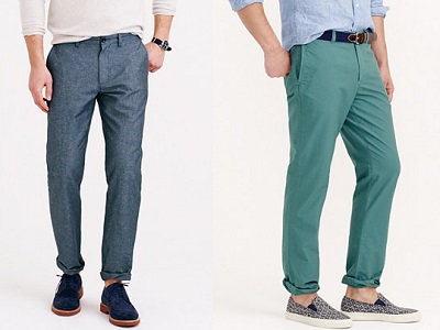 J. Crew Urban Slim Fit Pants in Irish Linen/Cotton or Oxford | Dappered.com